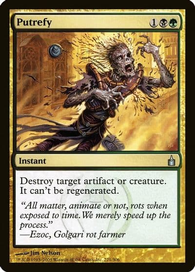 Putrefy Ravnica: City of Guilds Magic card