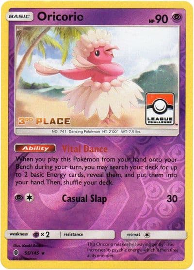Oricorio (League Challenge) [3rd Place] League & Championship Cards Pokemon card