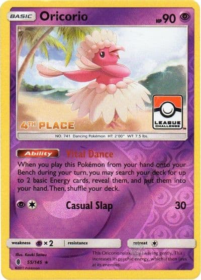 Oricorio (League Challenge) [4th Place] League & Championship Cards Pokemon card