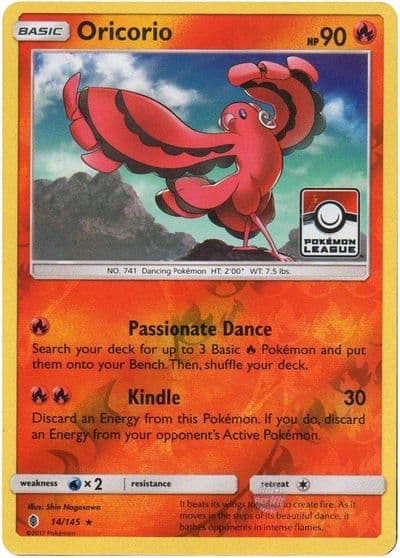 Oricorio (Pokemon League) League & Championship Cards Pokemon card