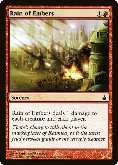 Rain of Embers Ravnica: City of Guilds Magic card