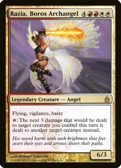 Razia Boros Archangel Ravnica: City of Guilds Magic card