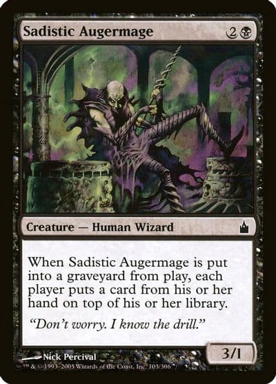 Sadistic Augermage Ravnica: City of Guilds Magic card