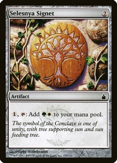 Selesnya Signet Ravnica: City of Guilds Magic card