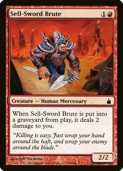 Sell Sword Brute Ravnica: City of Guilds Magic card