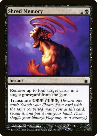 Shred Memory Ravnica: City of Guilds Magic card