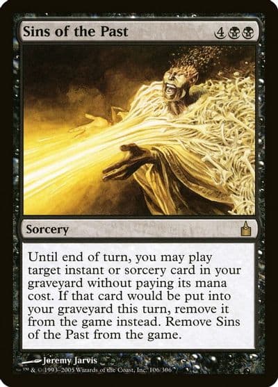 Sins of the Past Ravnica: City of Guilds Magic card
