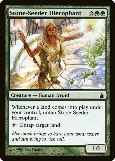 Stone Seeder Hierophant Ravnica: City of Guilds Magic card
