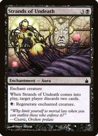 Strands of Undeath Ravnica: City of Guilds Magic card