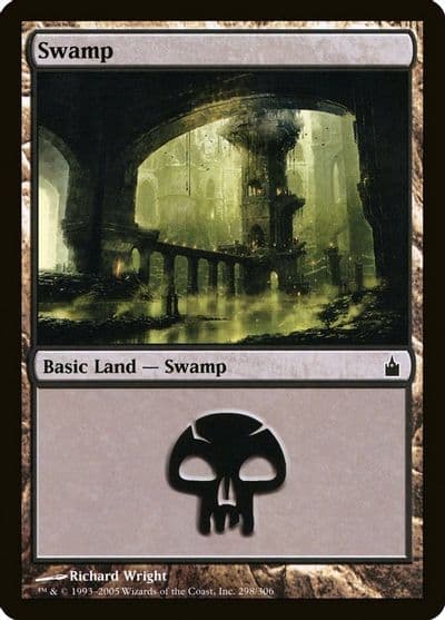 Swamp 298 Ravnica: City of Guilds Magic card