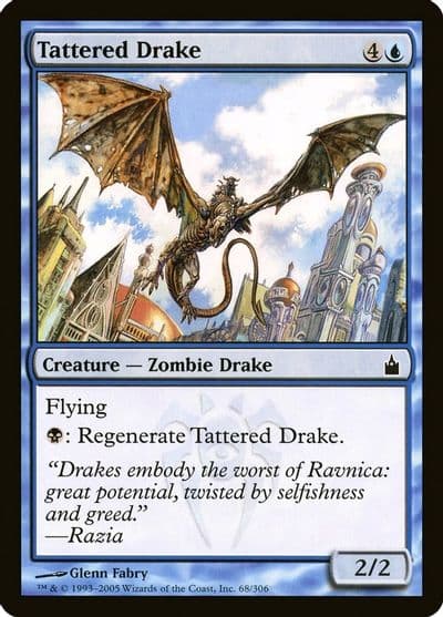 Tattered Drake Ravnica: City of Guilds Magic card