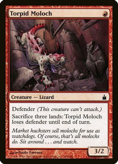 Torpid Moloch Ravnica: City of Guilds Magic card