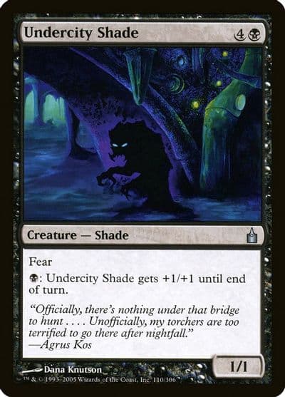 Undercity Shade Ravnica: City of Guilds Magic card
