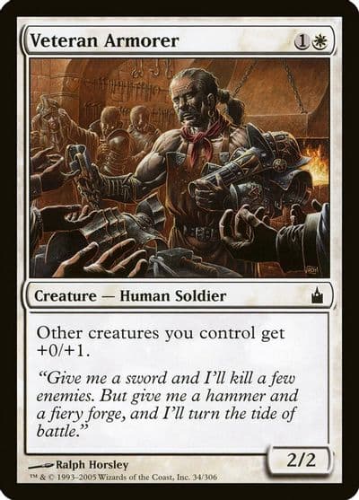 Veteran Armorer Ravnica: City of Guilds Magic card