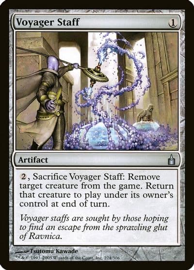 Voyager Staff Ravnica: City of Guilds Magic card