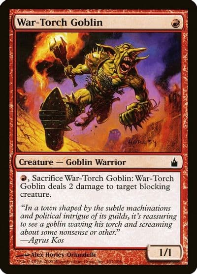War Torch Goblin Ravnica: City of Guilds Magic card