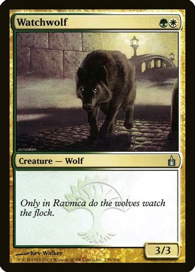 Watchwolf Ravnica: City of Guilds Magic card