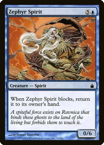 Zephyr Spirit Ravnica: City of Guilds Magic card