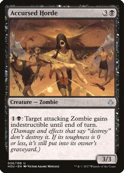 Accursed Horde Hour of Devastation Magic card