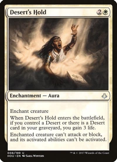 Deserts Hold Hour of Devastation Magic card