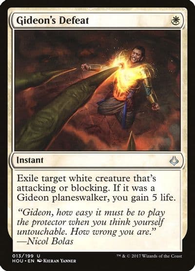 Gideons Defeat Hour of Devastation Magic card