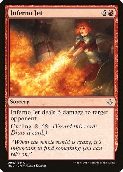 Inferno Jet Hour of Devastation Magic card