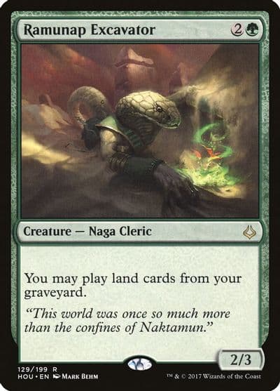 Ramunap Excavator Hour of Devastation Magic card