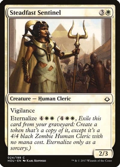 Steadfast Sentinel Hour of Devastation Magic card