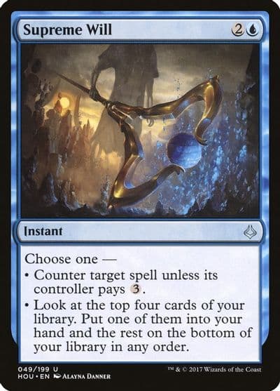 Supreme Will Hour of Devastation Magic card