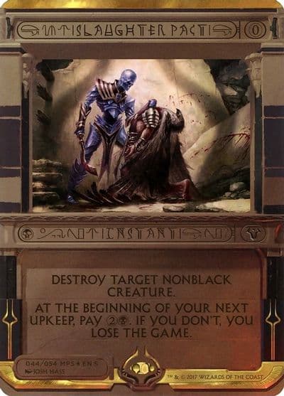 Slaughter Pact Masterpiece Series: Amonkhet Invocations Magic card