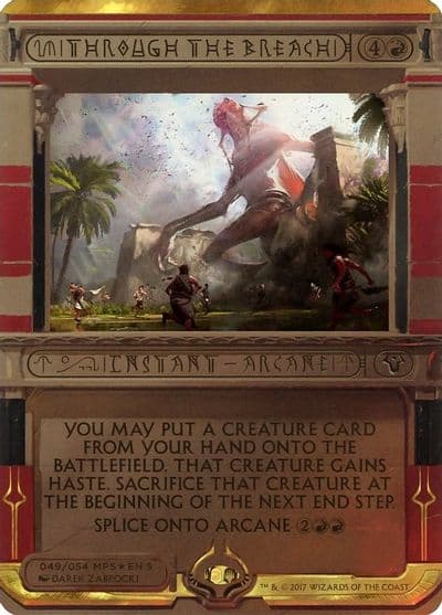 Through the Breach Masterpiece Series: Amonkhet Invocations Magic card