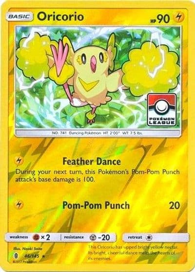 Oricorio (Pokemon League) League & Championship Cards Pokemon card