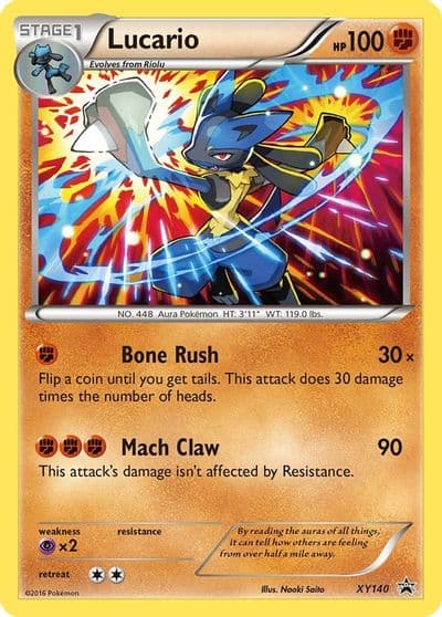 Lucario - XY140 XY Promos Pokemon card