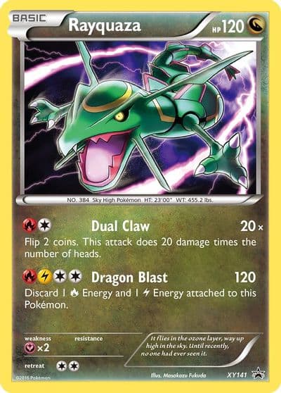 Rayquaza - XY141 XY Promos Pokemon card