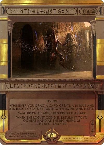 The Locust God Masterpiece Series: Amonkhet Invocations Magic card
