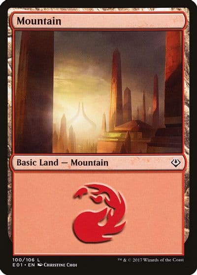 Mountain 100 Archenemy: Nicol Bolas Magic card