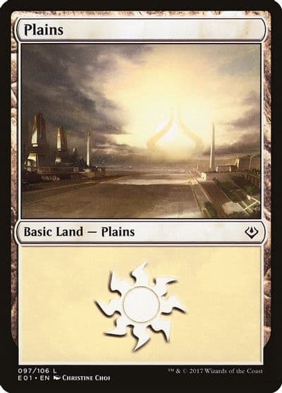 Plains 097 Archenemy: Nicol Bolas Magic card