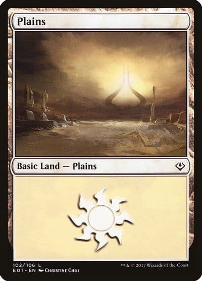Plains 102 Archenemy: Nicol Bolas Magic card