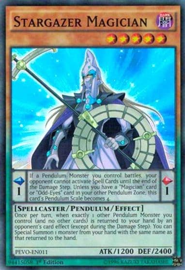 Stargazer Magician Pendulum Evolution Yu-Gi-Oh! card