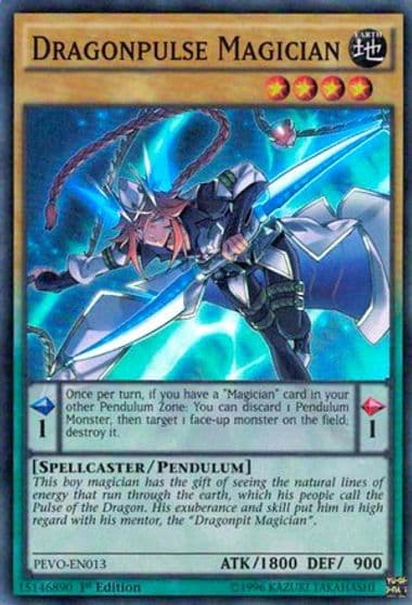 Dragonpulse Magician Pendulum Evolution Yu-Gi-Oh! card