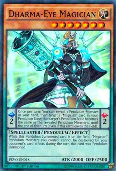 Dharma Eye Magician Pendulum Evolution Yu-Gi-Oh! card