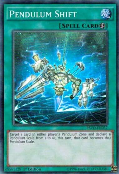 Pendulum Shift Pendulum Evolution Yu-Gi-Oh! card