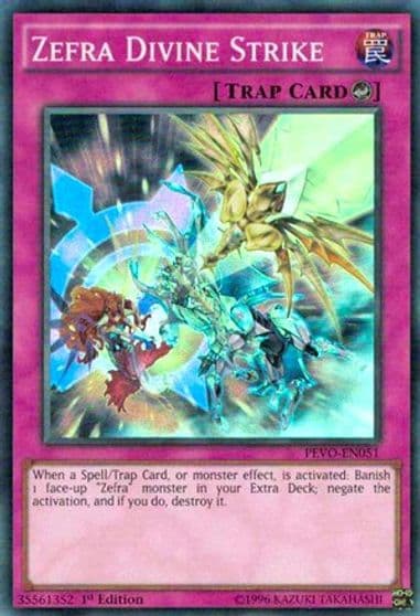 Zefra Divine Strike Pendulum Evolution Yu-Gi-Oh! card