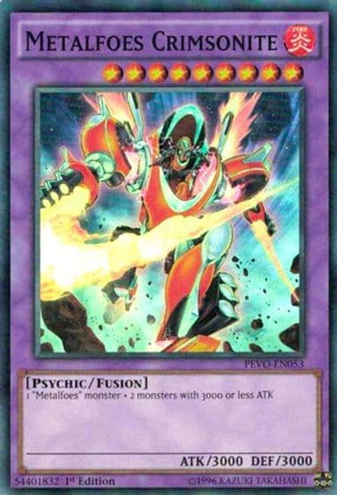 Metalfoes Crimsonite Pendulum Evolution Yu-Gi-Oh! card