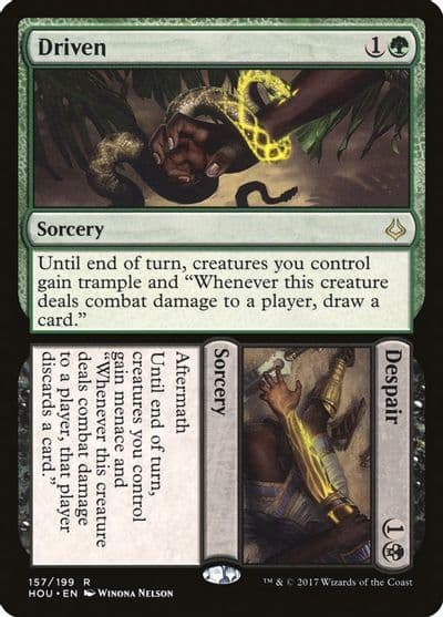 Driven Despair Hour of Devastation Magic card