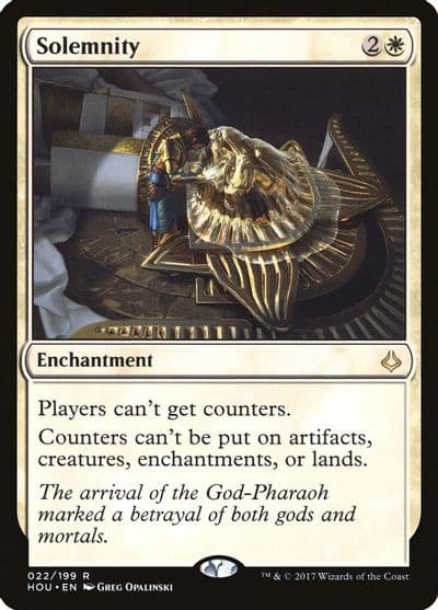 Solemnity Hour of Devastation Magic card