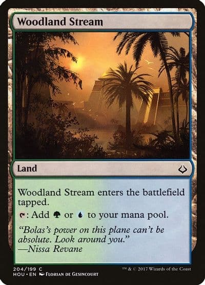 Woodland Stream Hour of Devastation Magic card