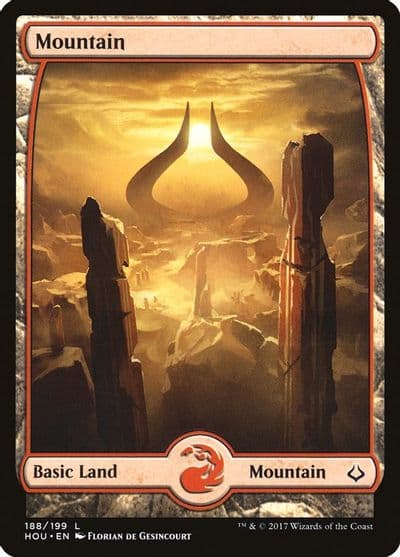 Mountain 188 Full Art Hour of Devastation Magic card