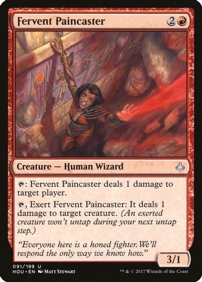 Fervent Paincaster Hour of Devastation Magic card