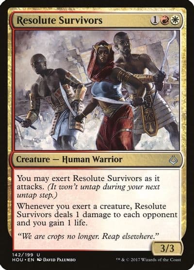 Resolute Survivors Hour of Devastation Magic card